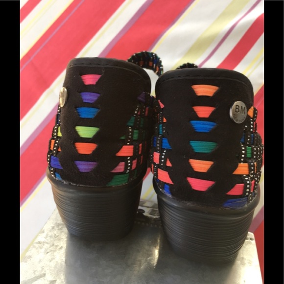 EUC Bernie Mev Go Everywhere Lightweight Colorful Wedges size 39 - Picture 3 of 6
